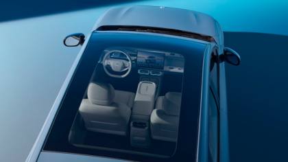 B10 panoramatická střecha